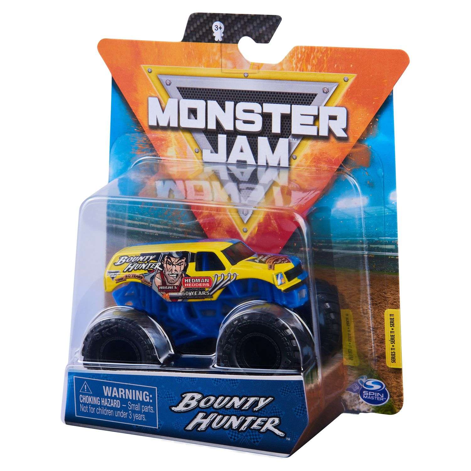 Машинка Monster Jam 1:64 Bounty Hunter 6044941/20123296 6044941 - фото 3