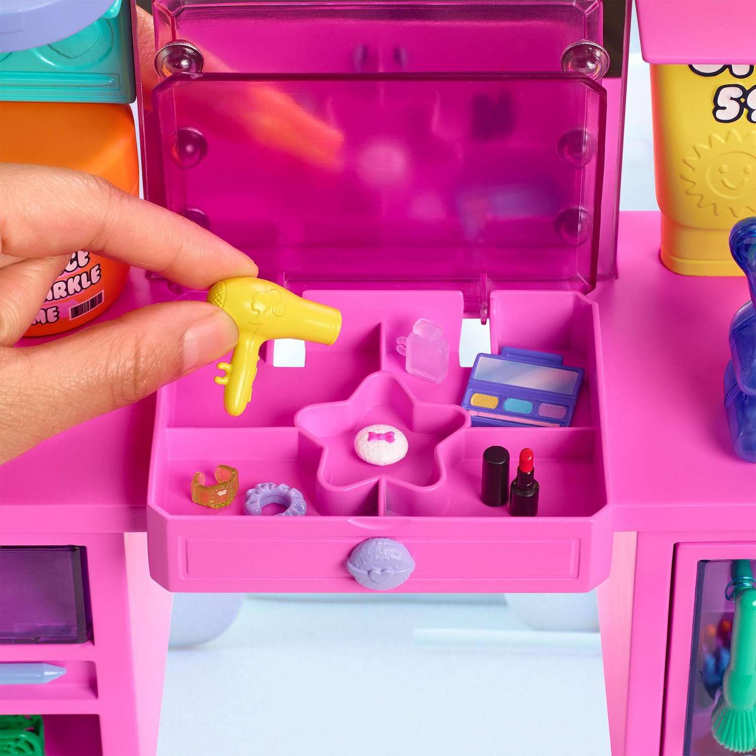 Набор игровой Barbie Экстра Туалетный столик с куклой и аксессуарами GYJ70 GYJ70 - фото 12