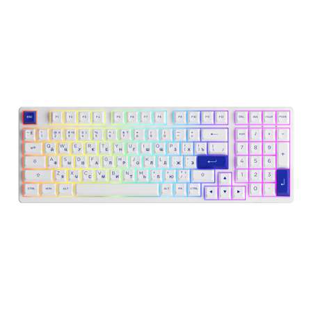 Клавиатура AKKO 3098B-White Blue 3 Modes RGB Hot Swap Jelly Pink ASA profile