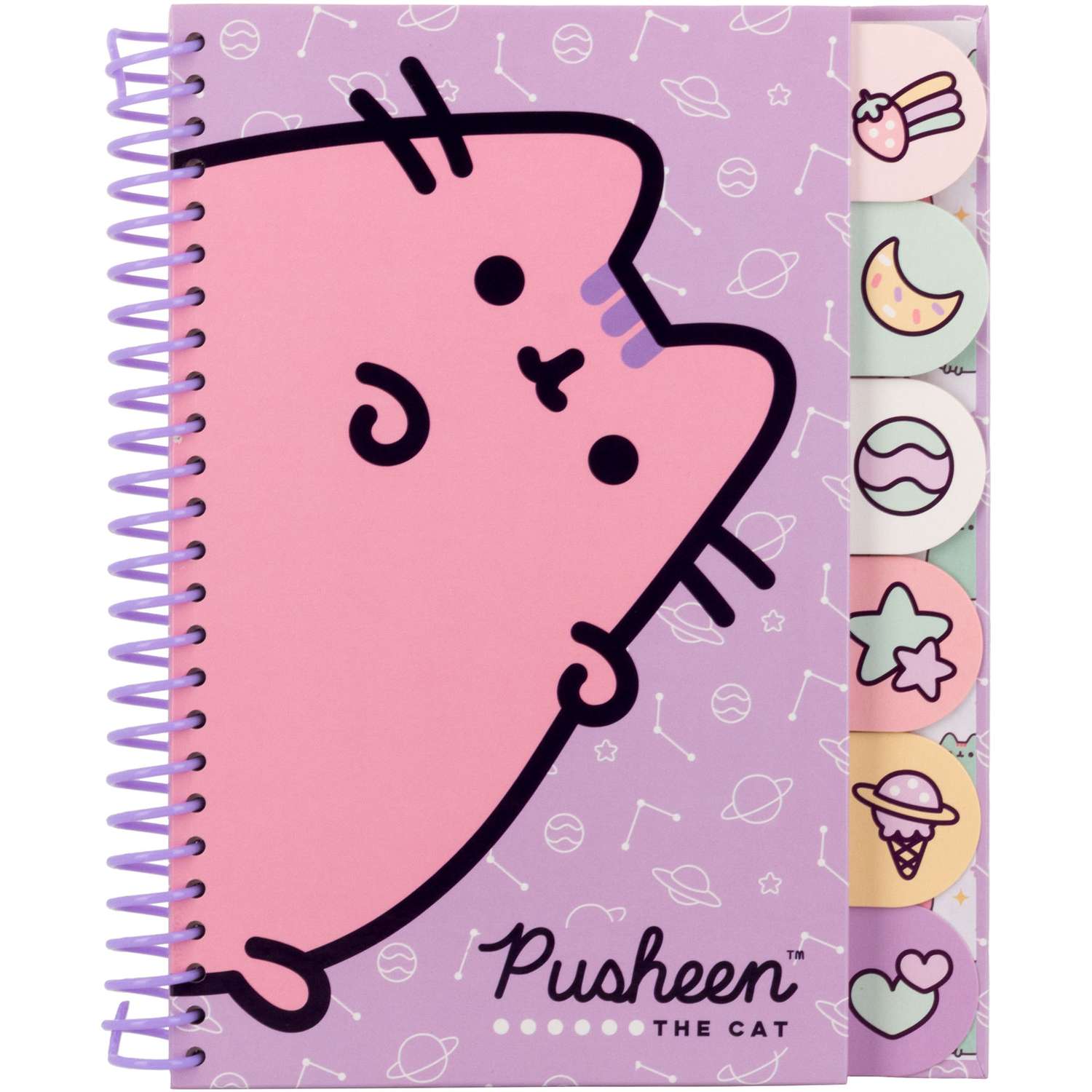 Записная книжка Pusheen 60л с 6 разделителями PUIS-UA1-5037 - фото 1