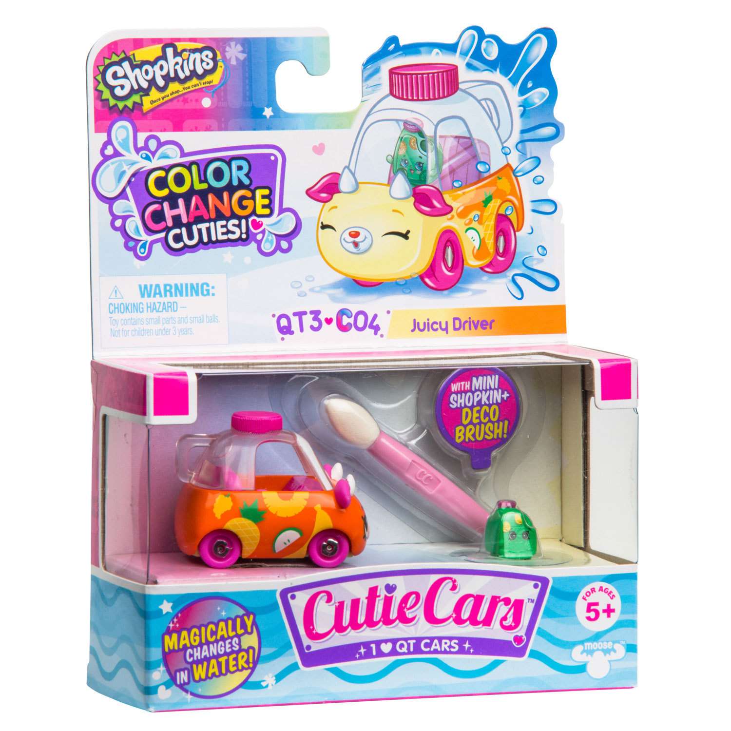 Машинка Cutie Cars Джуси Драйвер меняющая цвет с кисточкой 57135 - фото 4