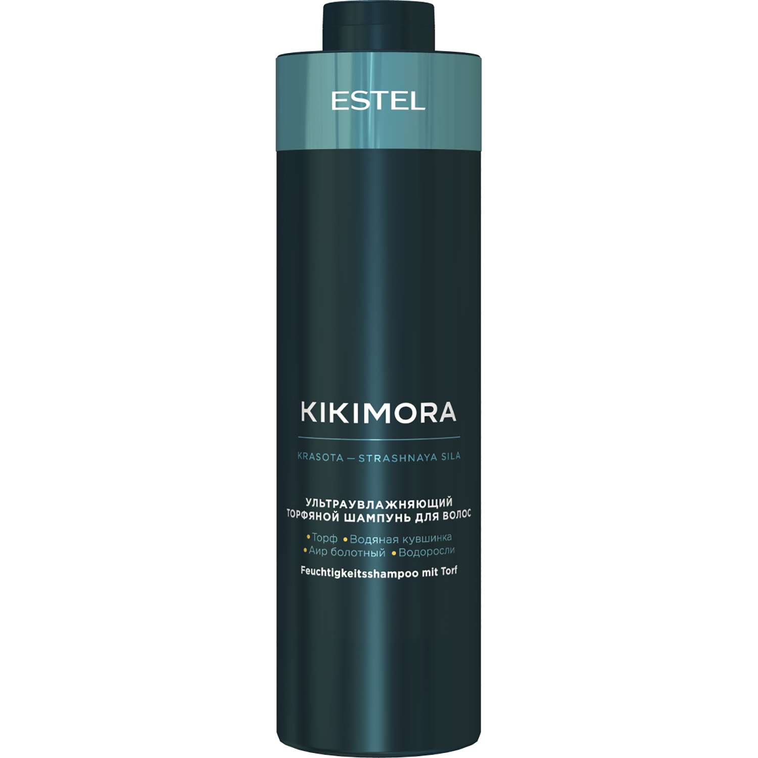 Шампунь Estel Professional KIKIMORA для увлажнения волос торфяной 1000 мл - фото 1