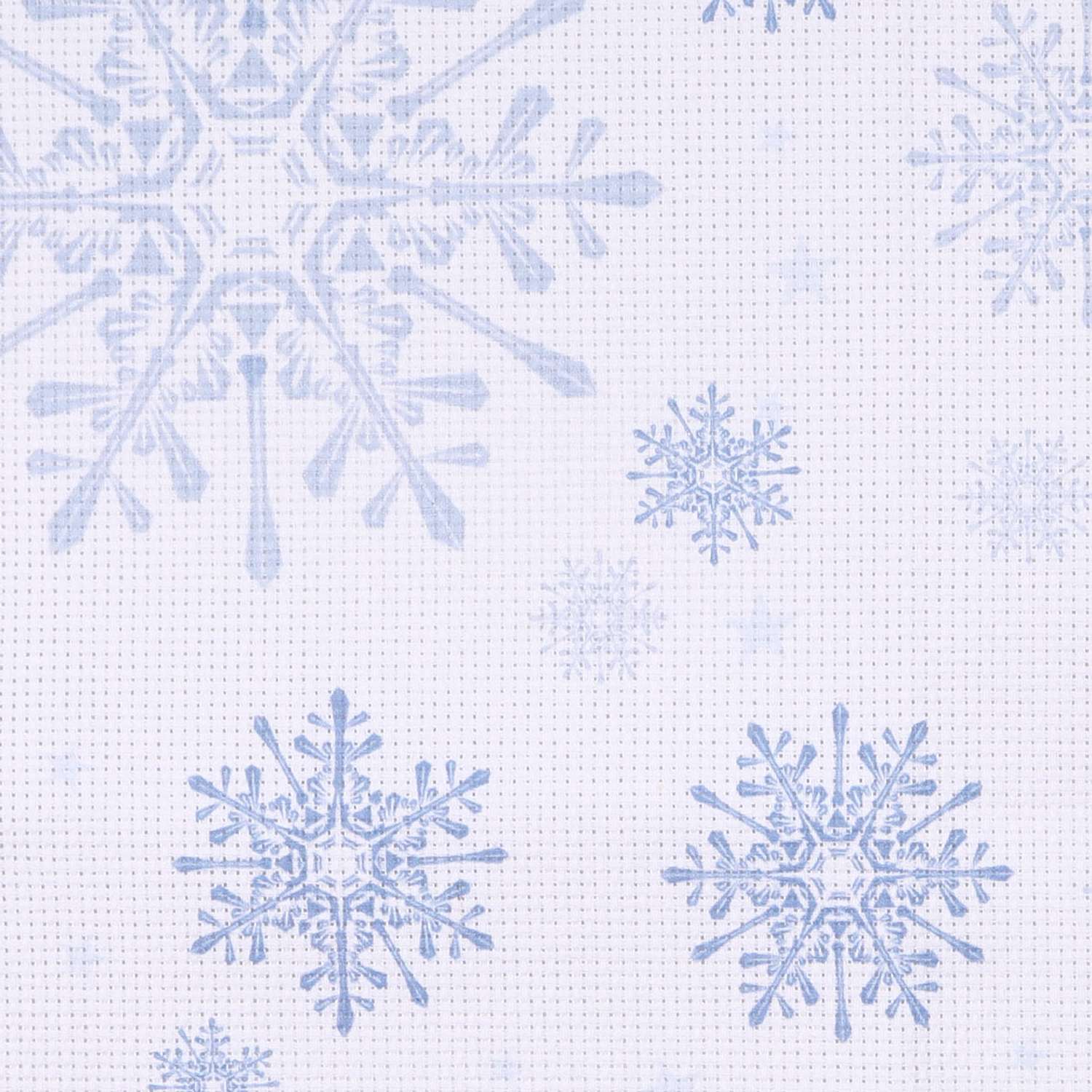 Канва Bestex для вышивания шитья и рукоделия дизайнерская 30*30 см Снежинки - фото 3