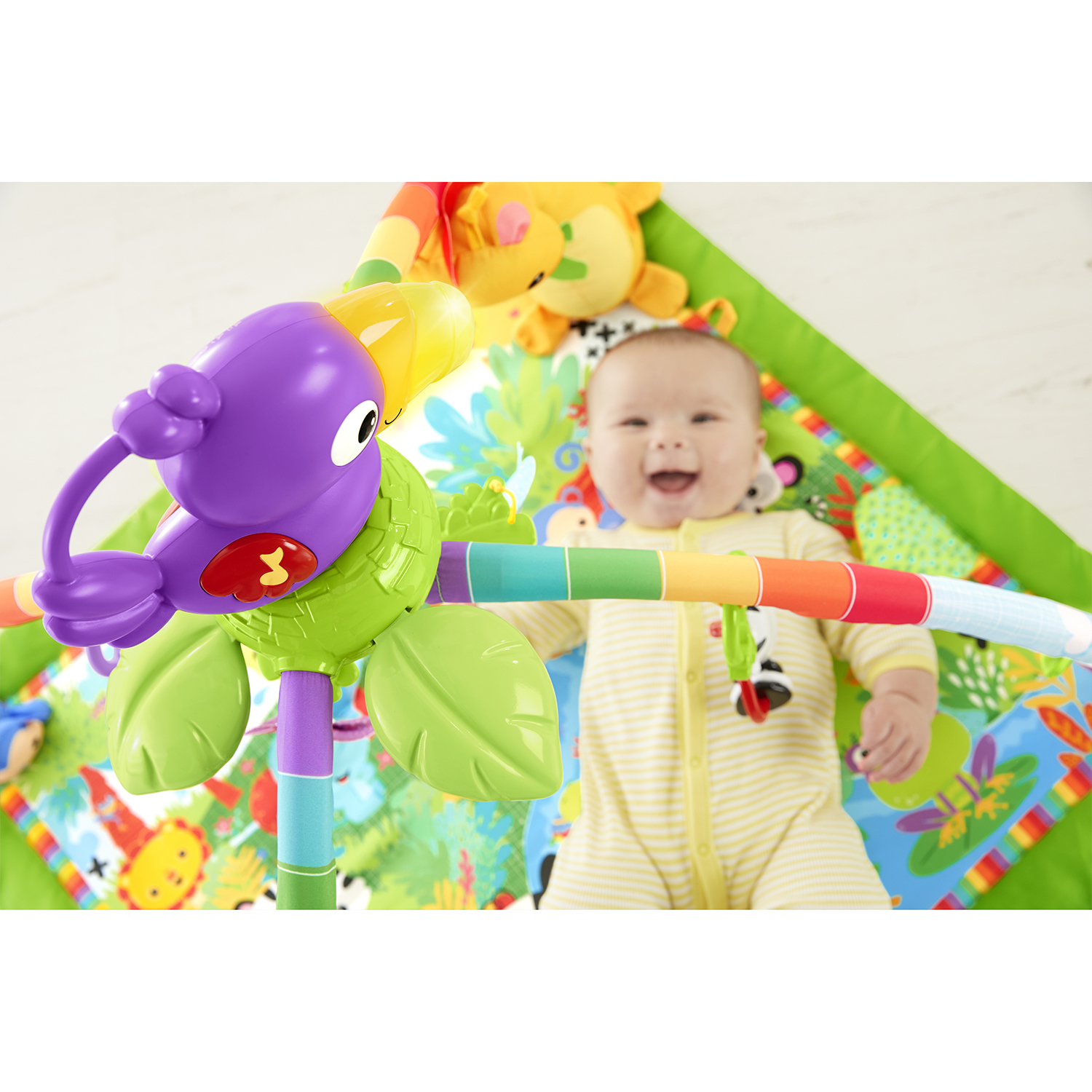 Игрушка Fisher Price Развивающий коврик с огоньками - фото 18