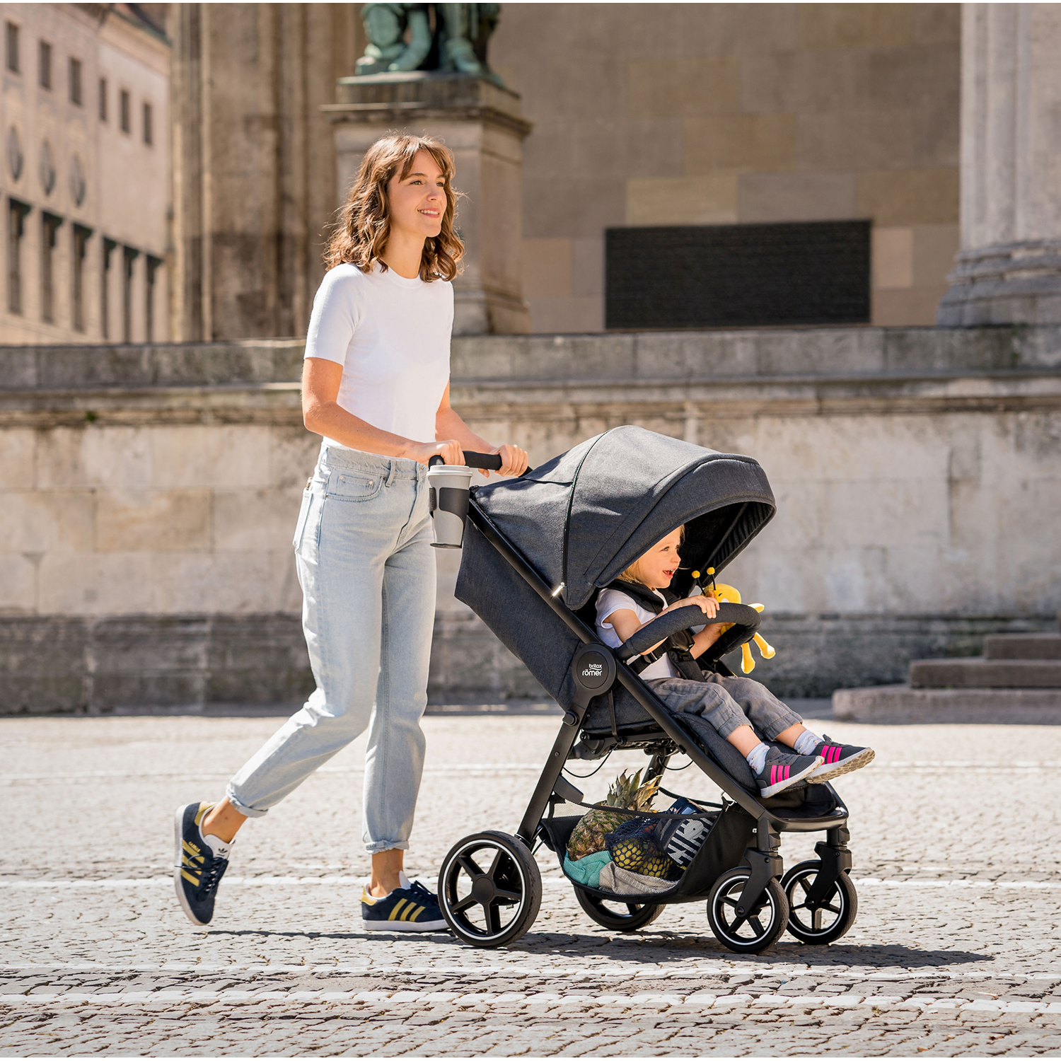 Коляска Britax Roemer B-Agile M Linen Beige - фото 12