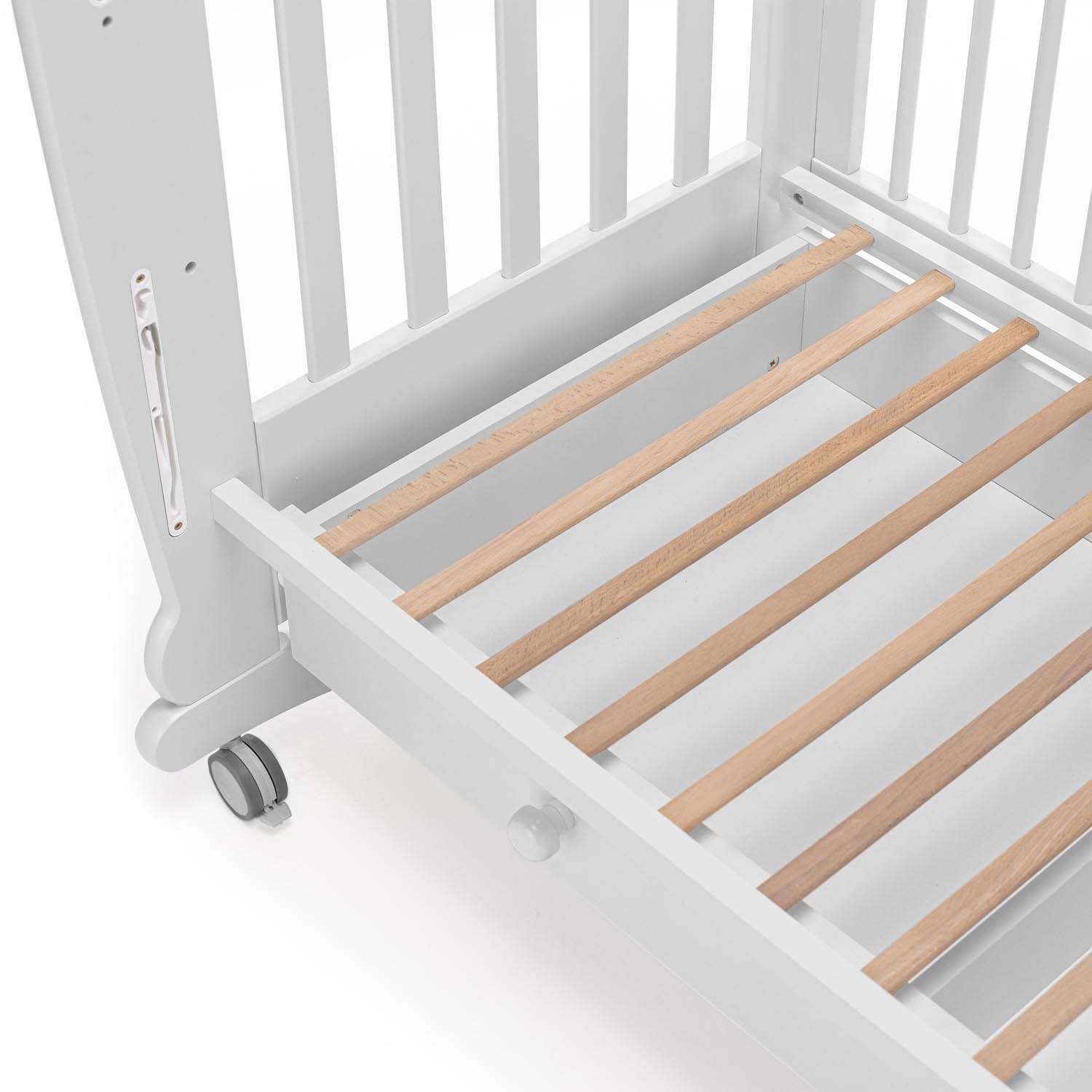 Детская кроватка Nuovita прямоугольная, без маятника (белый) - фото 22