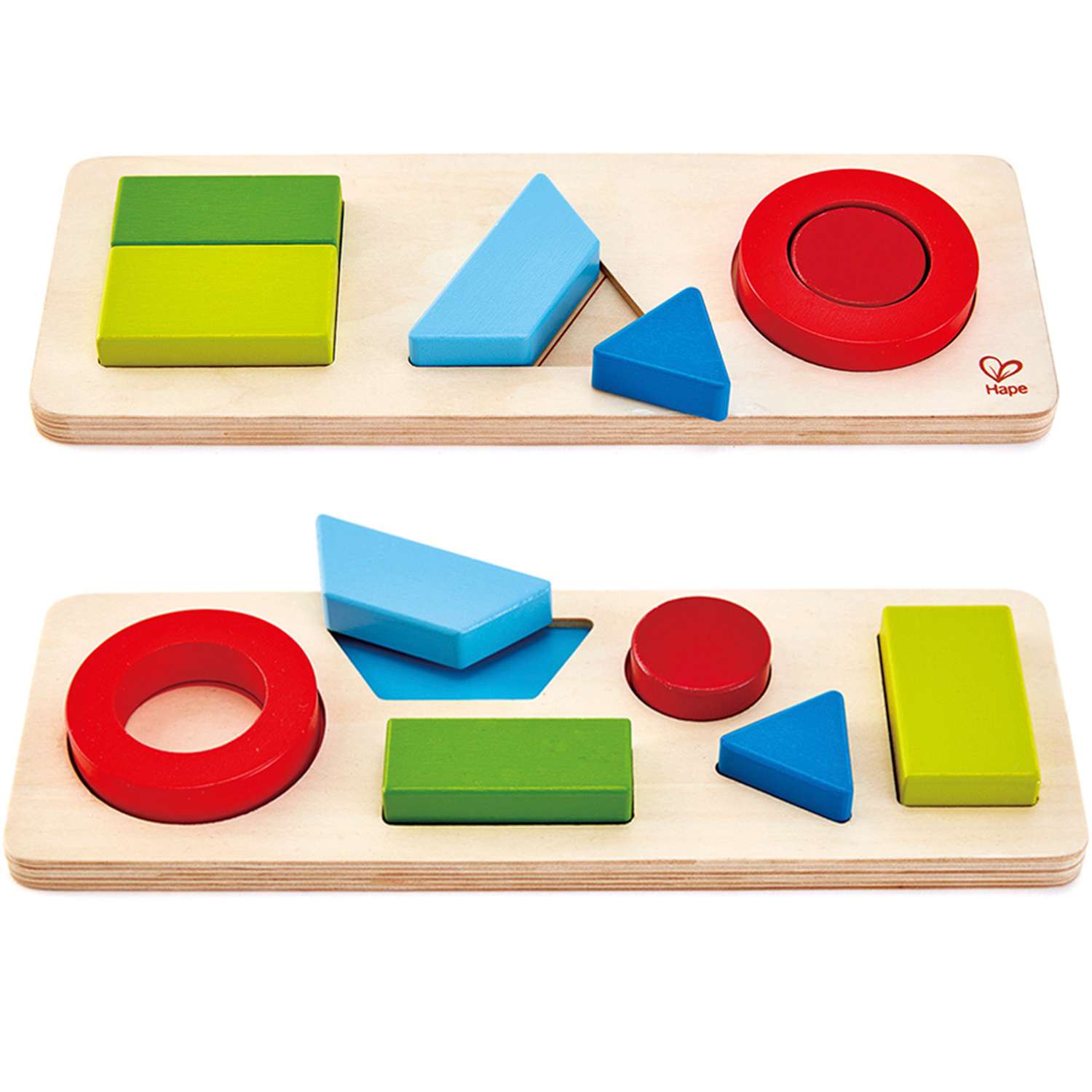 Игрушка для малышей HAPE Цвета и формы 7 предметов E1615_HP - фото 2