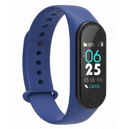 Смарт-браслет наручные CASTLELADY Smart Watch М4 умные часы синий