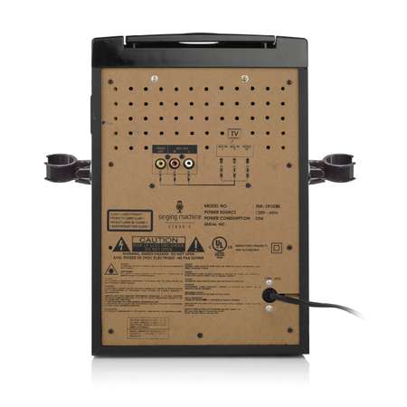 Караоке система Singing Machine с LED Disco подсветкой черный Bluetooth CD+G USB