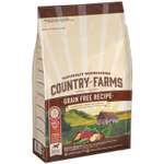 Корм для собак Country Farms Grain Free с говядиной 2.5кг