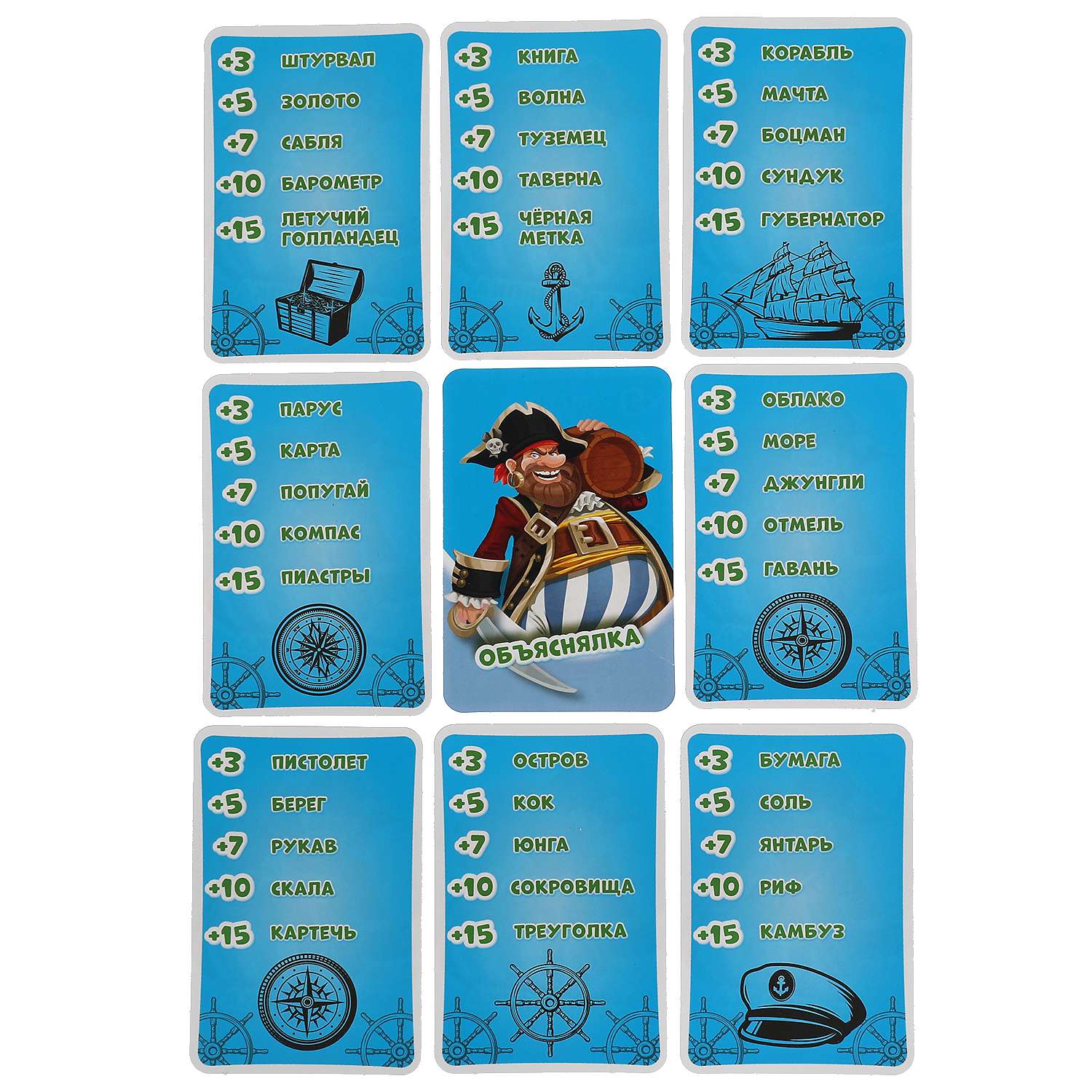 Развивающие карточки Умные Игры Крокодилия Пираты 80 карточек - фото 4