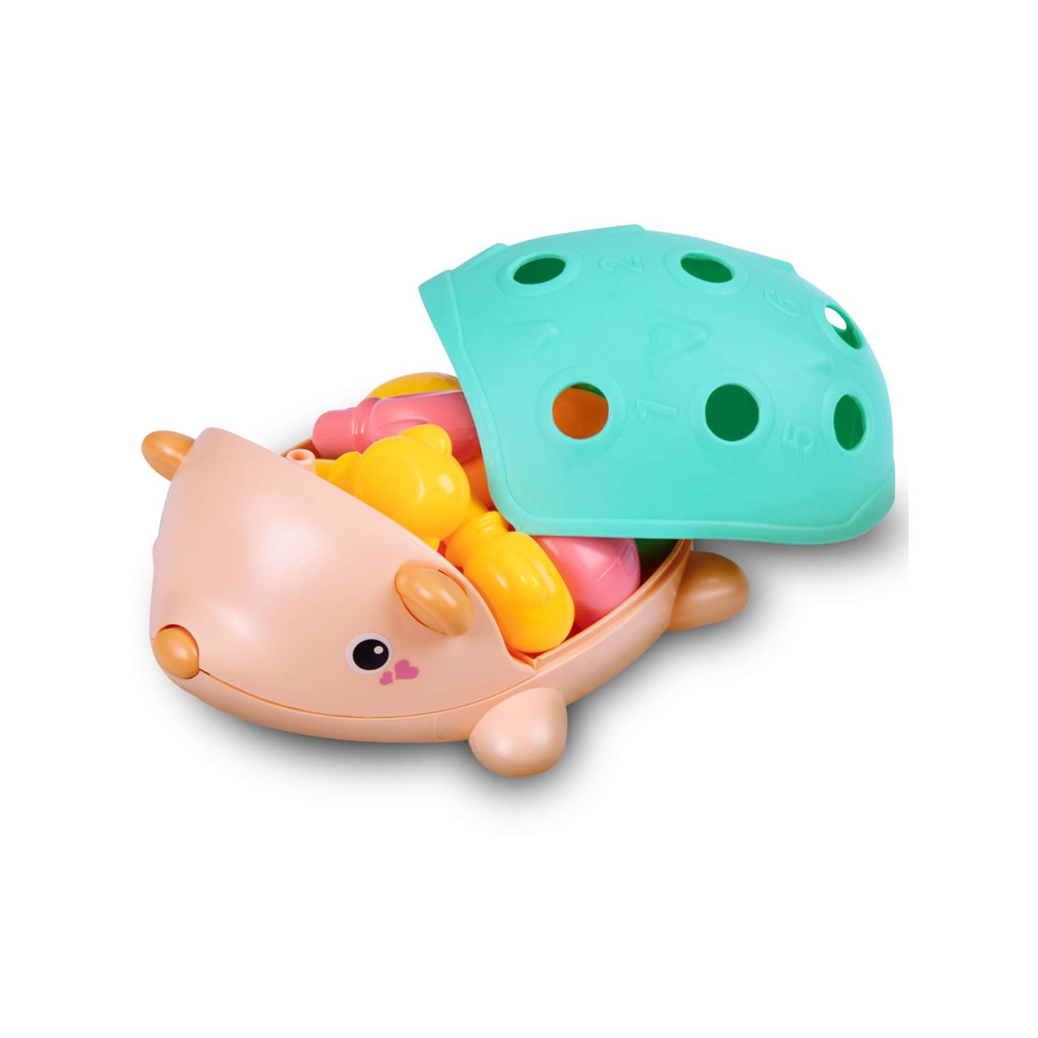 Игрушка развивающая Smart Baby Сортер Ёжик для малышей цвет синий - фото 9