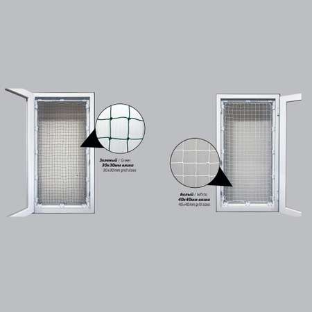 Защитная сетка WINBLOCK на окна для кошек Pets 80х140см черный кронштейн