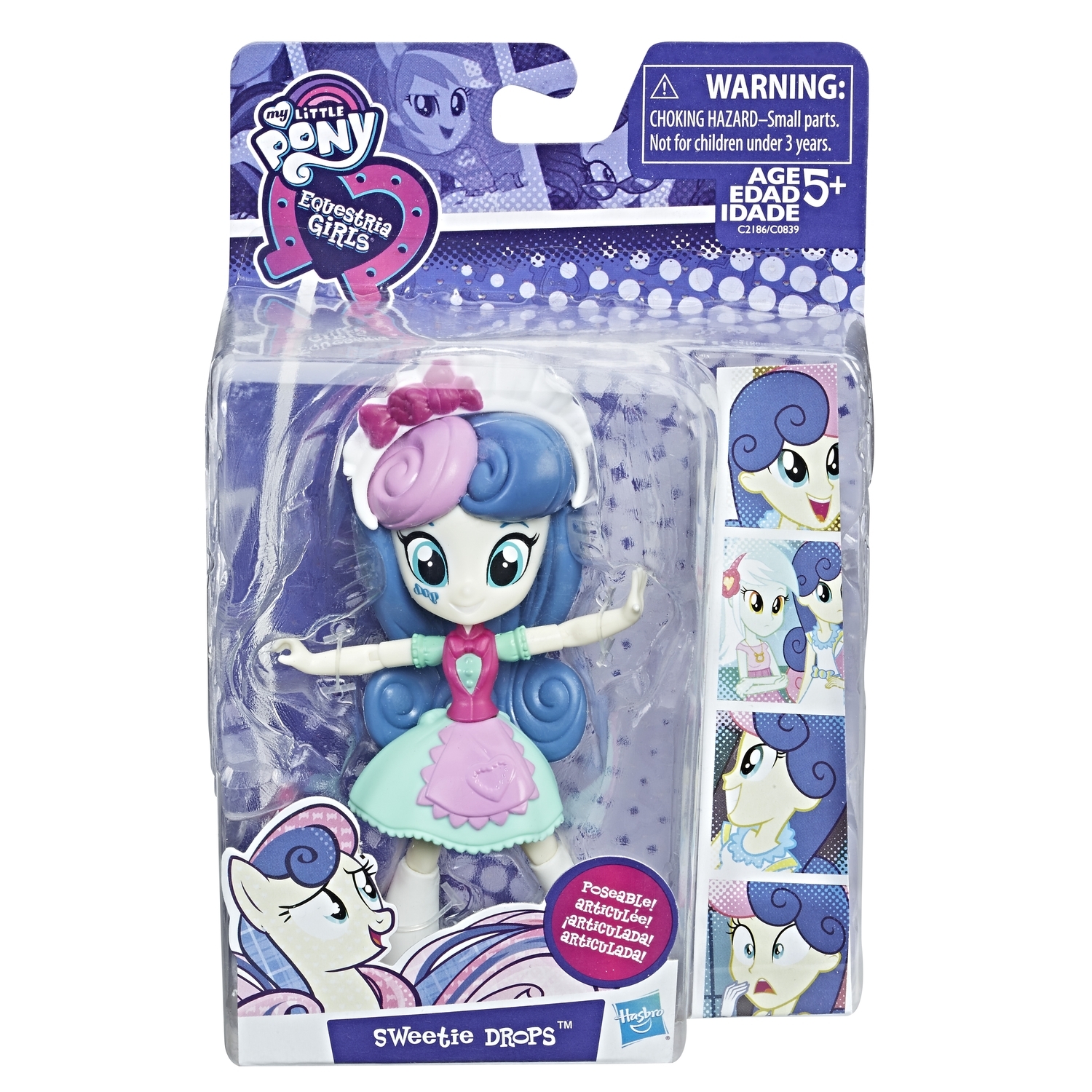 Мини-кукла MLP Equestria Girls My Little Pony Drops C2186EU40 C0839EU4 - фото 2