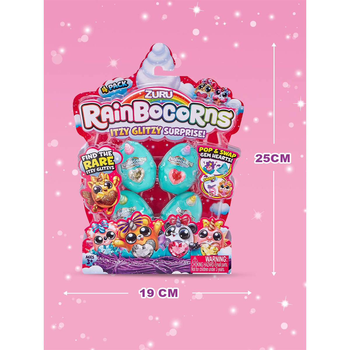 Игрушка Rainbocorns Rainbocorns Itzy glitzy surprise S1 в яйце в непрозрачной упаковке (Сюрприз) 9208-S001 - фото 3