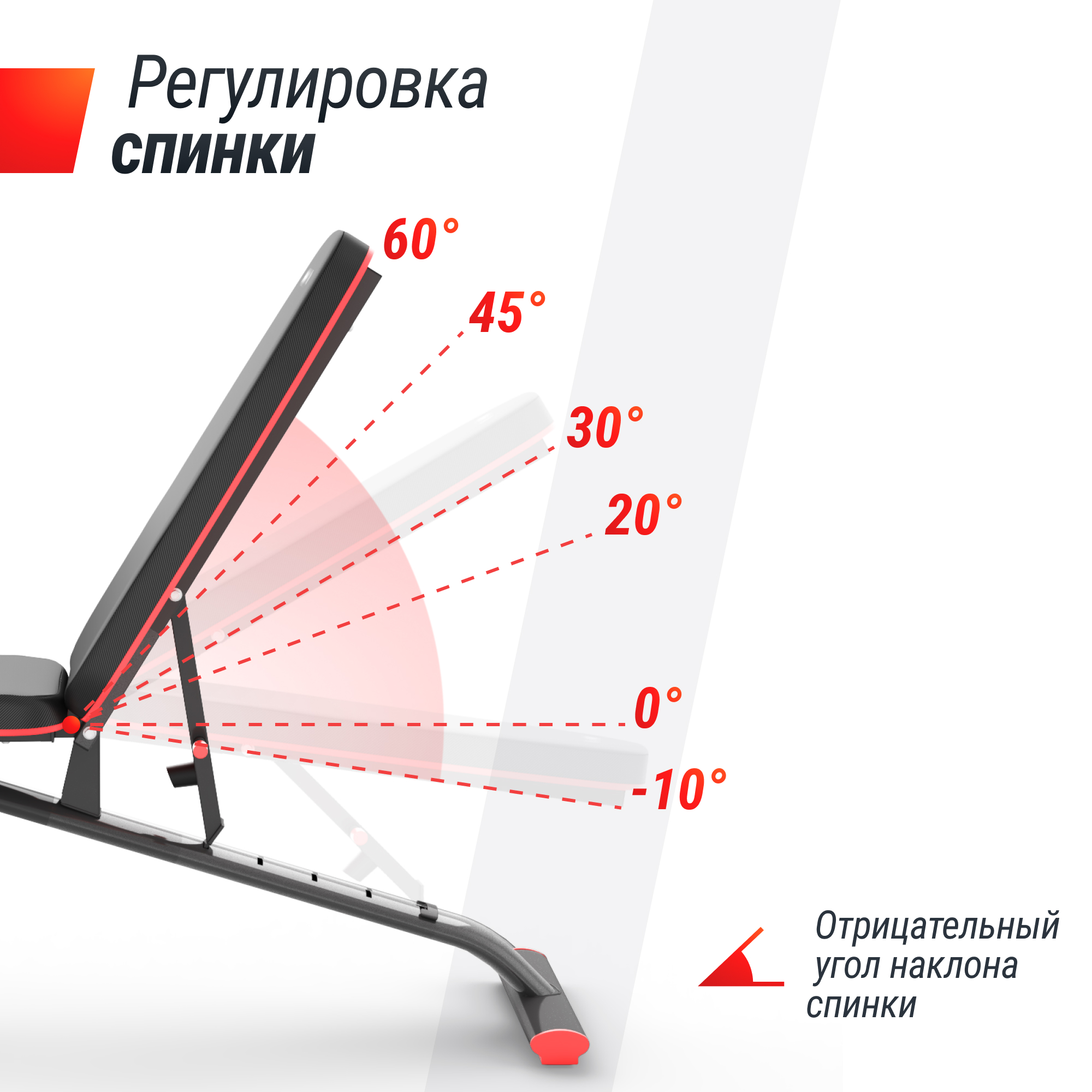 Скамья силовая универсальная UNIX Fit BENCH 140 - фото 4