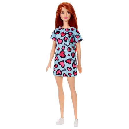 Кукла модельная Mattel Barbie Модница голубое платье