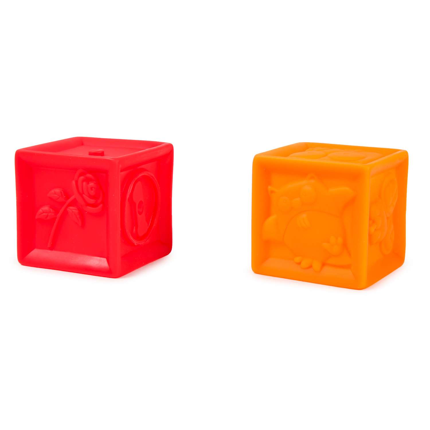 Набор кубиков Huanger Happy World для тактильного развития 12предметов OTG0917761 - фото 8