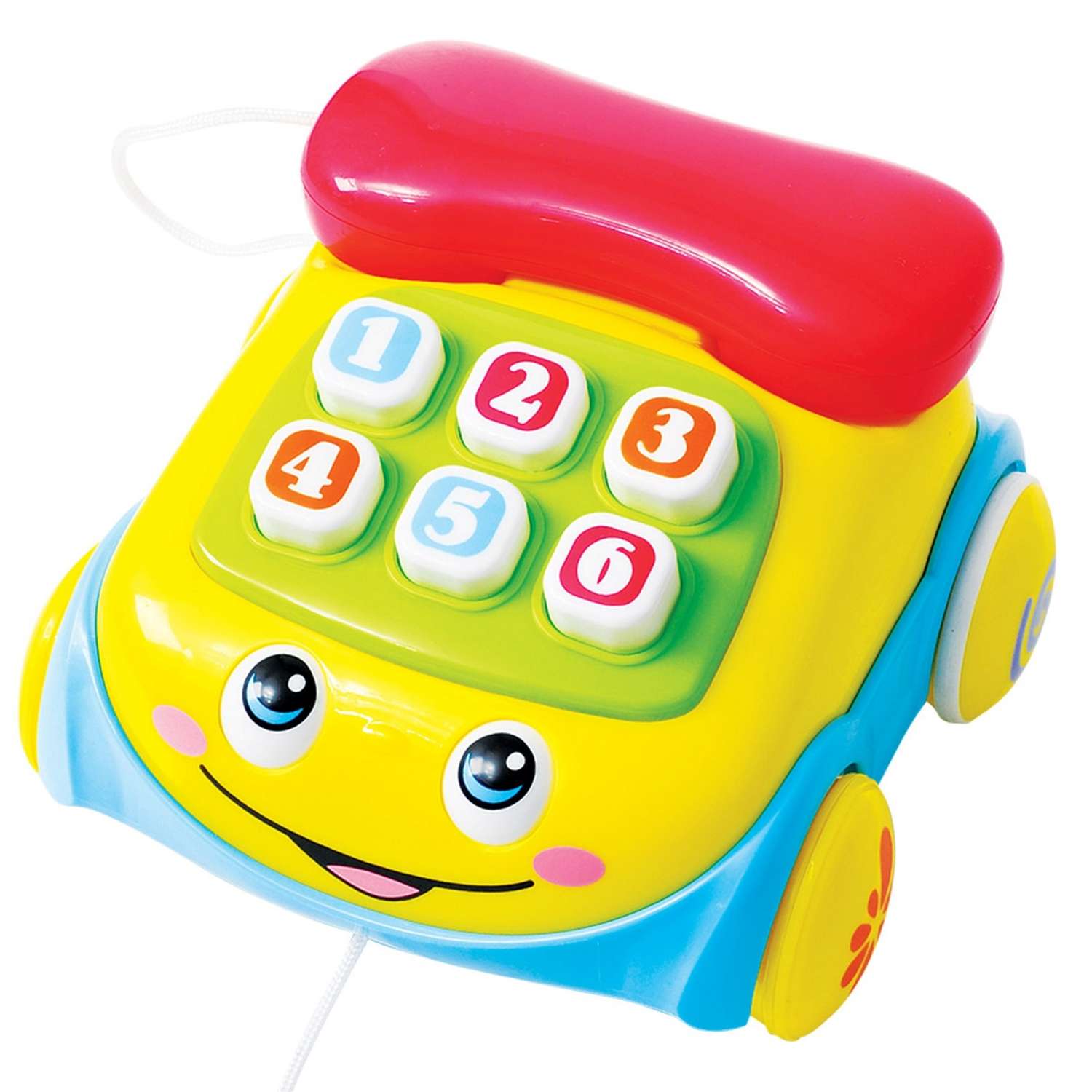 Игрушка-каталка Playgo Телефон на веревочке - фото 1