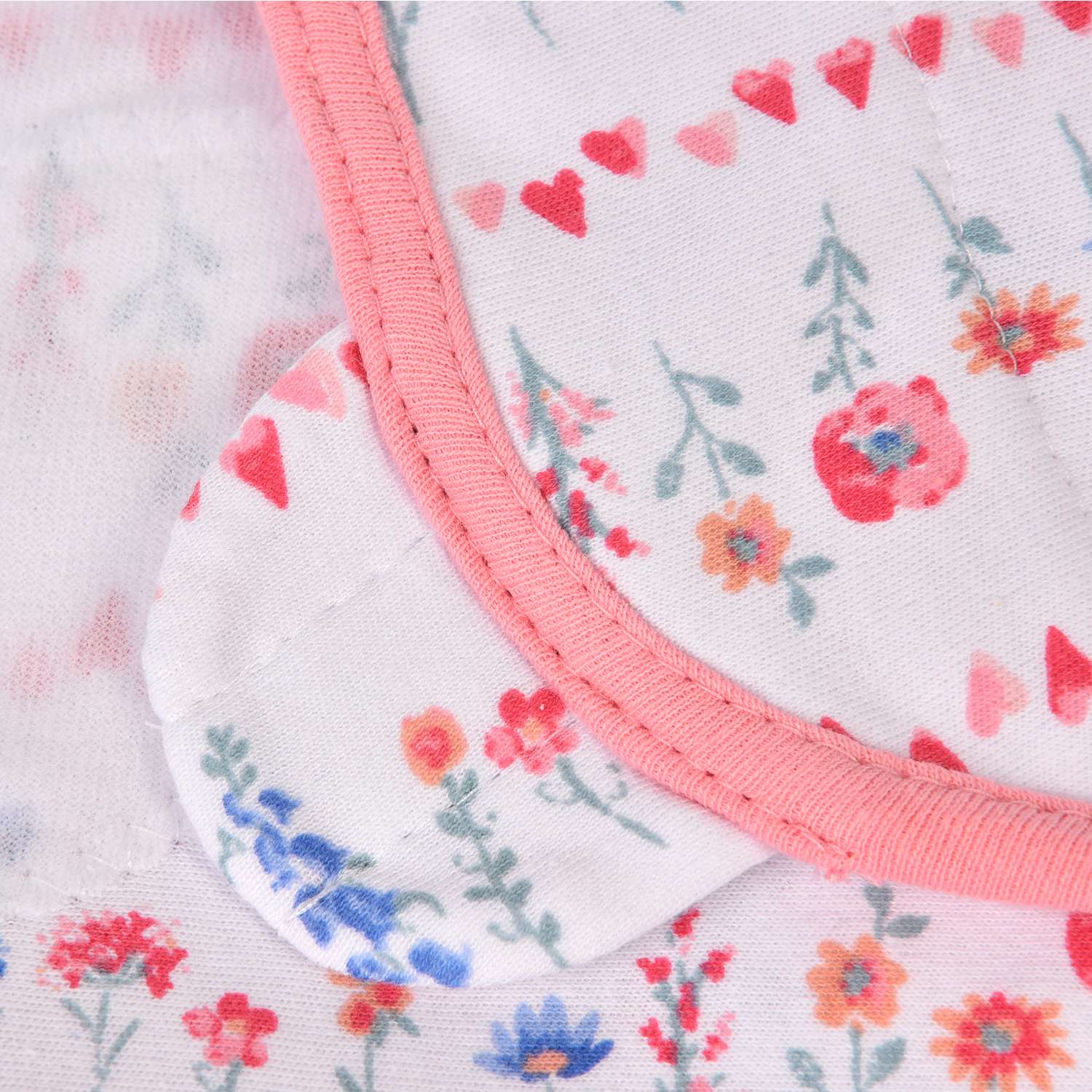 Конверт для пеленания Summer Infant SwaddleMe Цветочки на липучке SM Розовый - фото 6