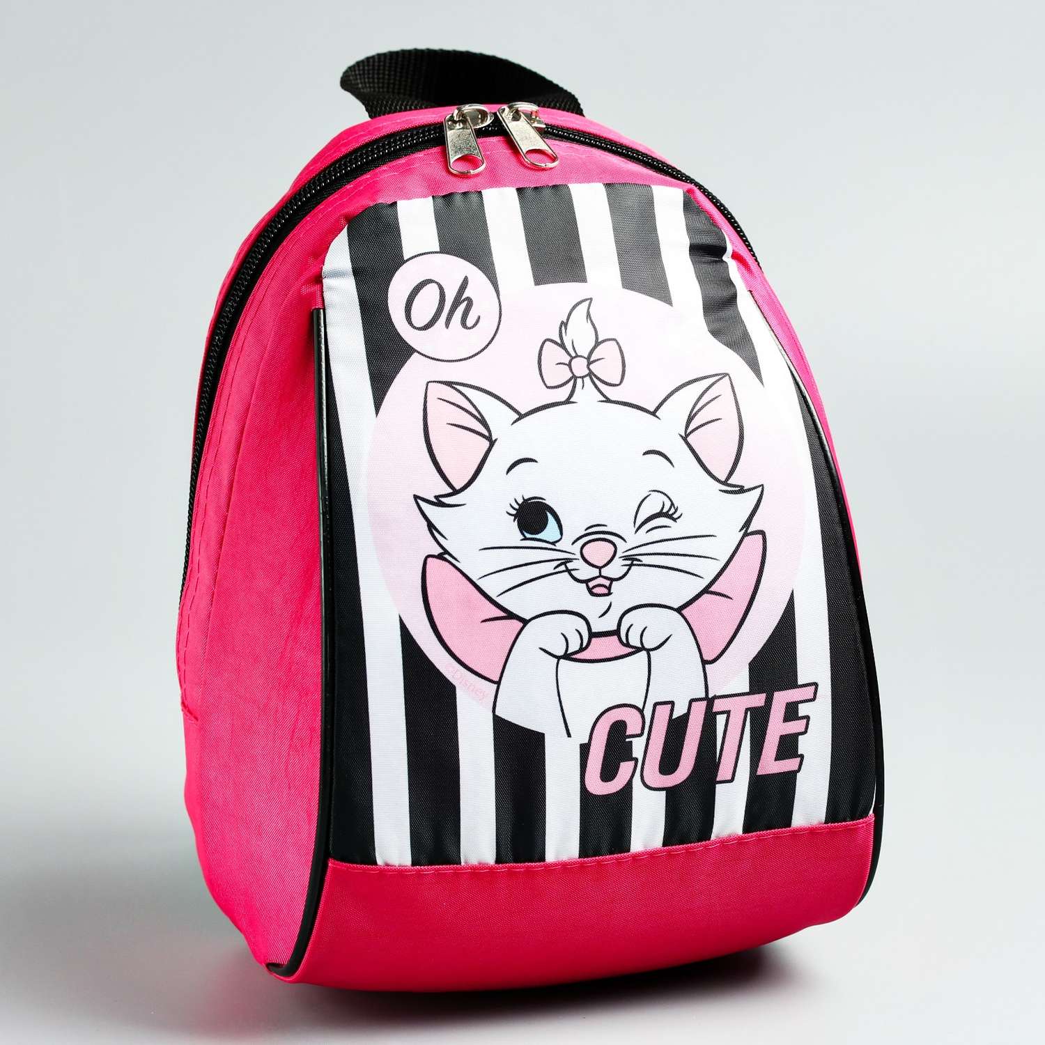 Рюкзак Disney Кошечка Мари на молнии розовый - фото 1