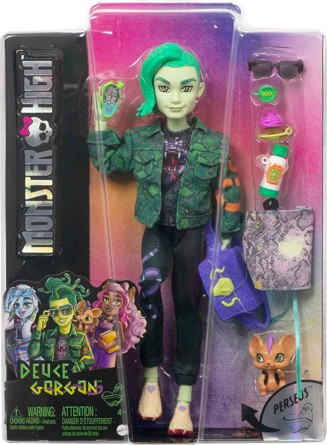 Кукла Monster High Deuce HHK56 купить по цене 3799 ₽ в интернет-магазине  Детский мир