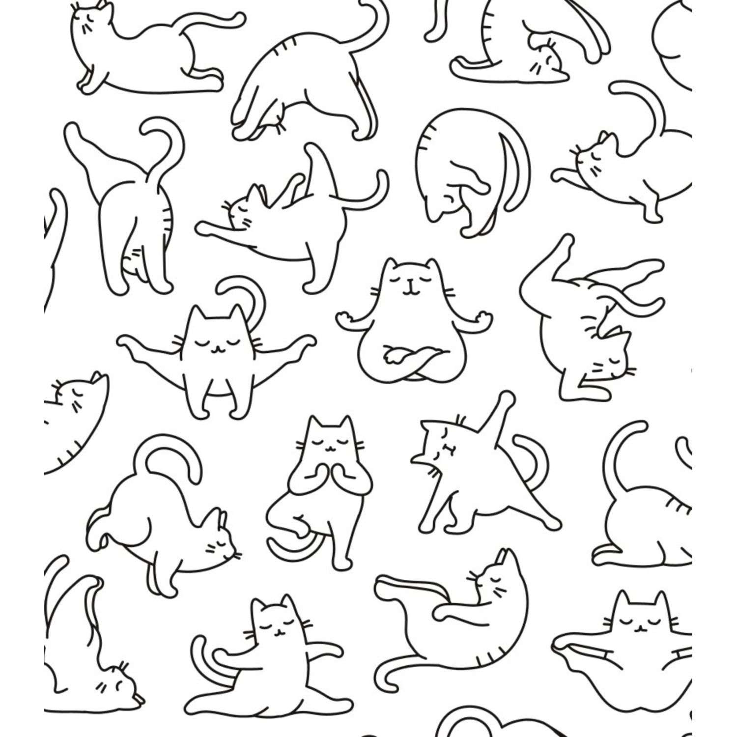 Раскраска Я раскрашиваю замурчательных котят - фото 3