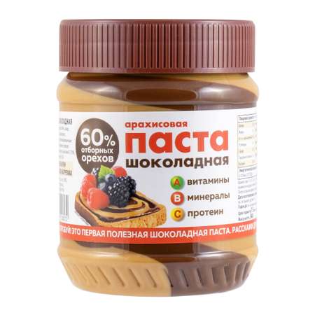 Шоколадная паста Азбука Продуктов арахисовая 340г