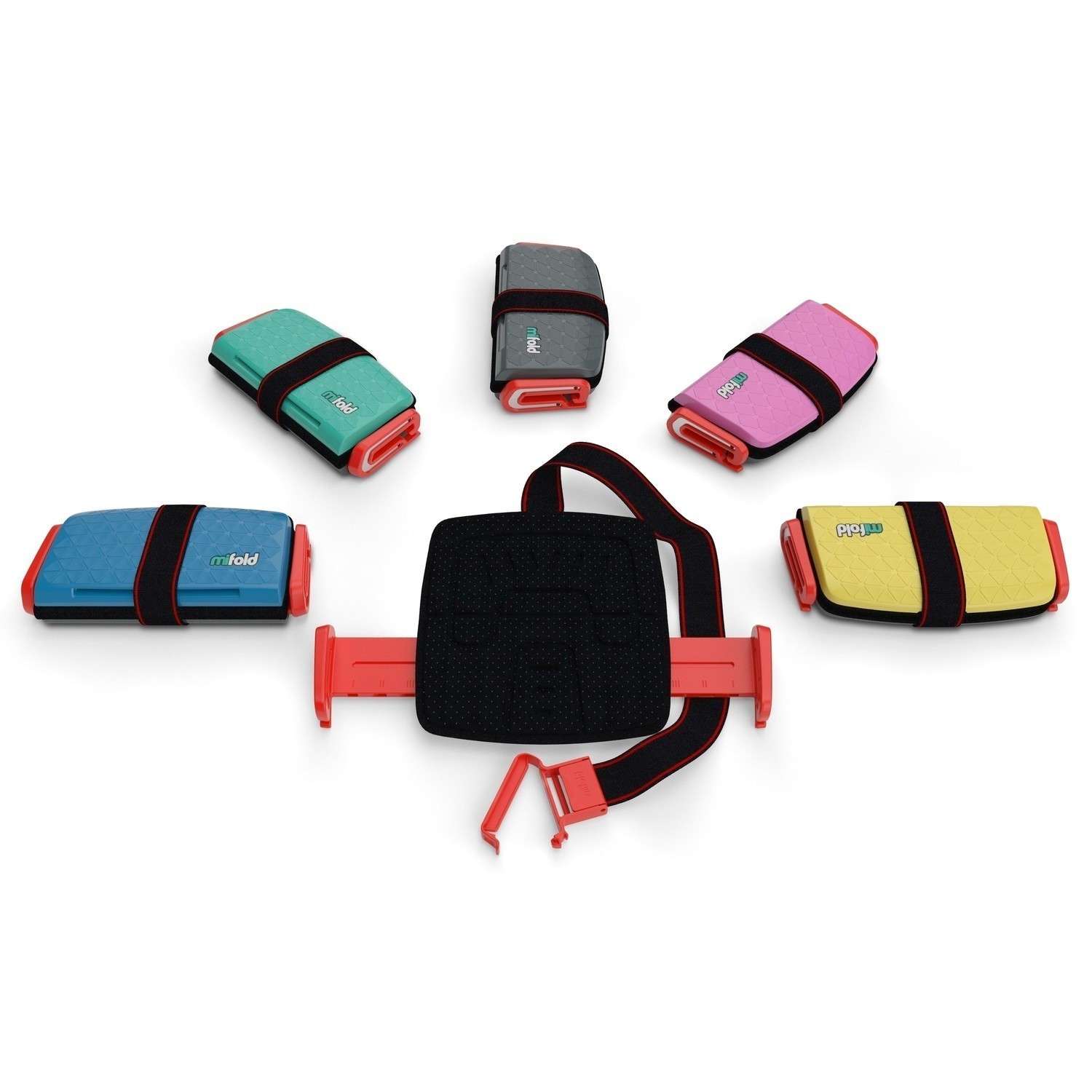 Бустер Mifold автомобильный the Grab-and-Go Booster seat/Taxi Yellow жёлтый - фото 25