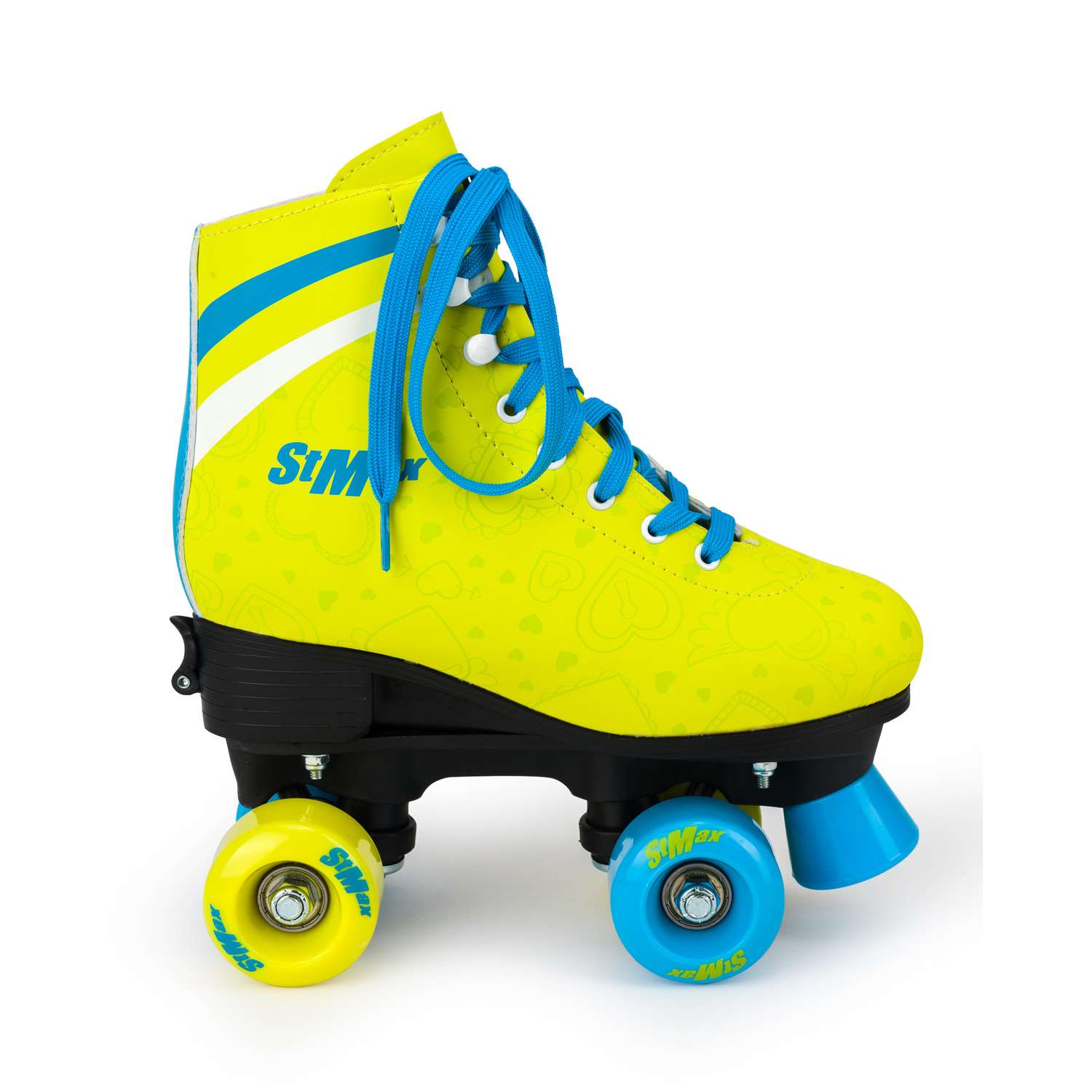 Роликовые коньки SXRide Roller skate YXSKT04LEM цвет лимонный размер 31-34 - фото 2