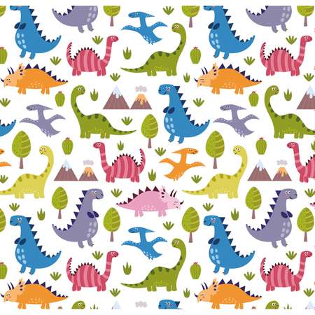 Сетка для игрушек в ванну JoyArty Цветные динозавры