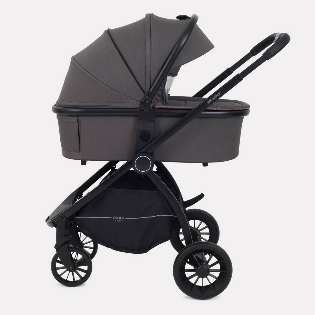 Коляска детская универсальная MOWbaby MOWBaby 2-в-1 SPRINT MB321 Brown - фото 3