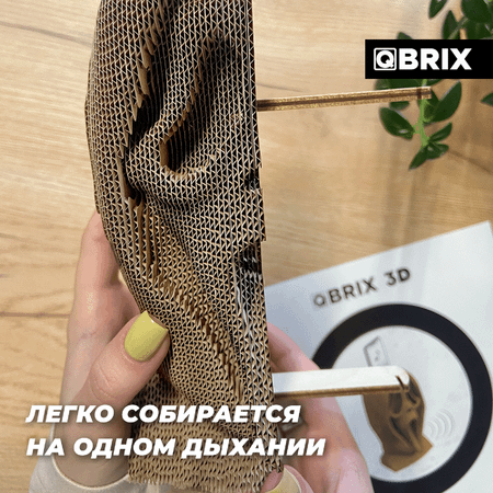 Конструктор QBRIX 3D картонный Крик души 20009