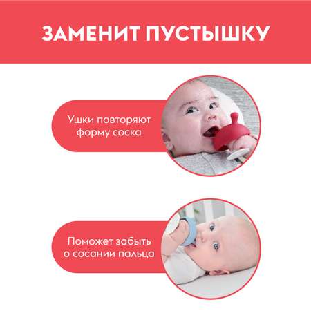 Прорезыватель Mombella грибочек