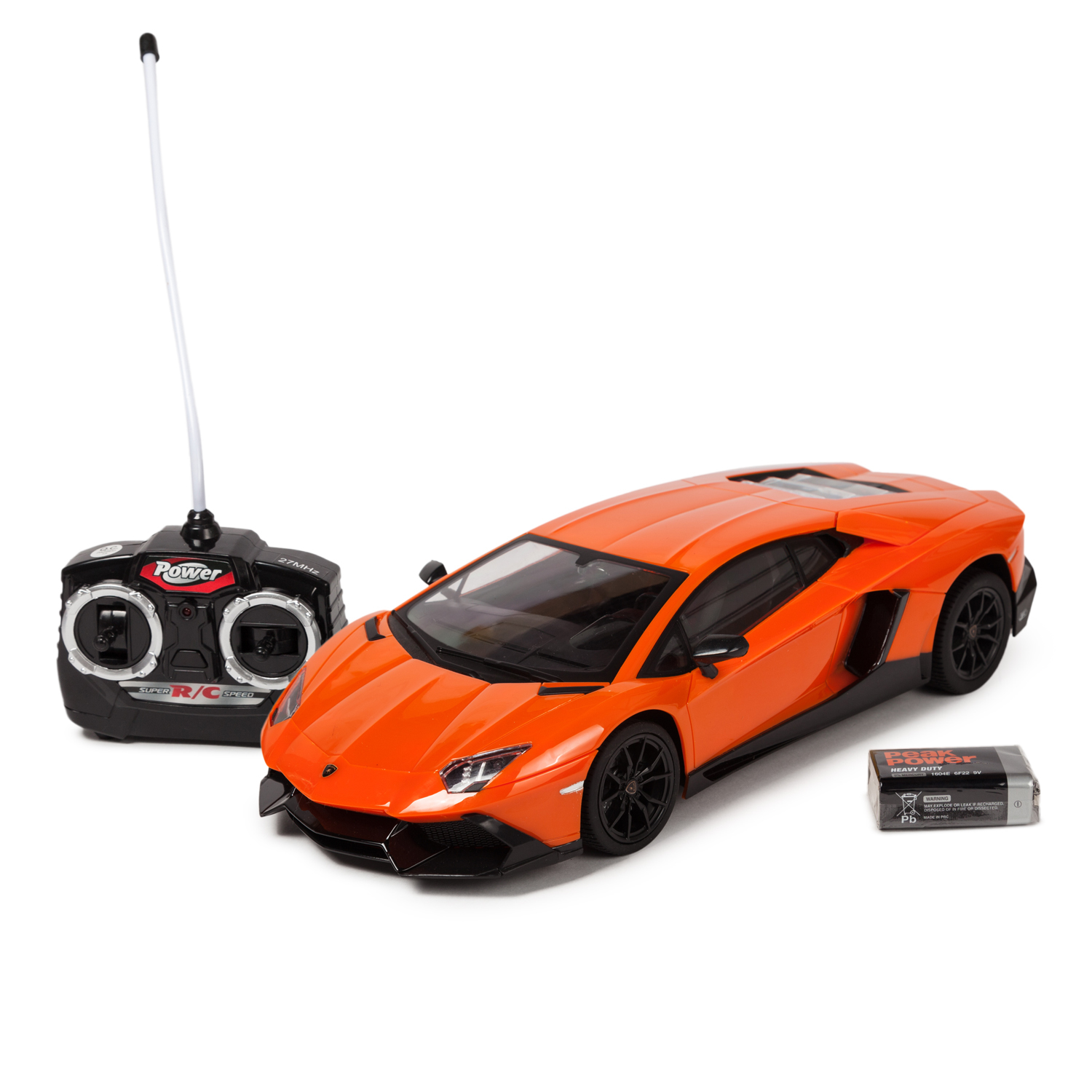 Машинка на радиоуправлении Mobicaro Lamborghini Aventador LP720-4 1:16 Оранжевая - фото 1