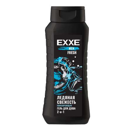 Гель для душа Exxe Men Fresh 2в1 тонизирующий 400мл