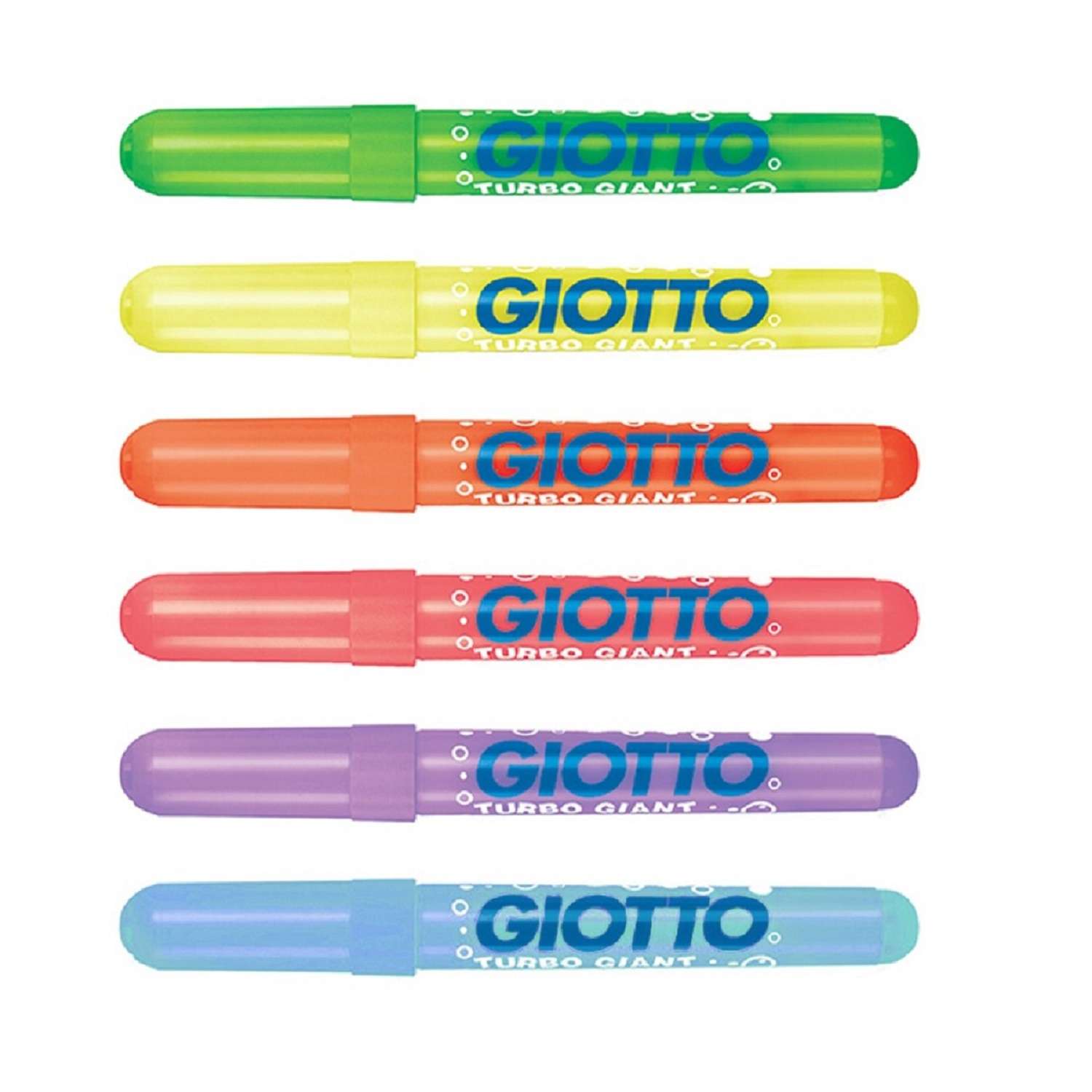 Фломастеры GIOTTO Turbo Giant Fluo утолщенные 6цветов 433000 - фото 3