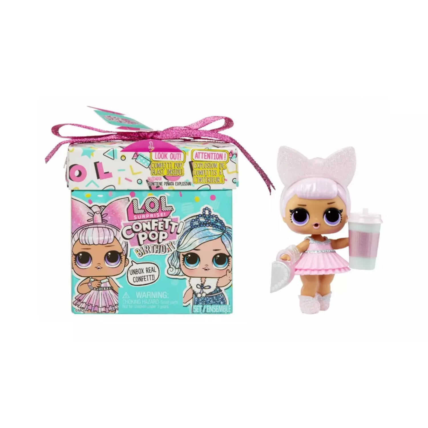 Игрушка LOL Surprise Confetti Pop Birthday в непрозрачной упаковке  (Сюрприз) 589969EUC купить по цене 1799 ₽ в интернет-магазине Детский мир