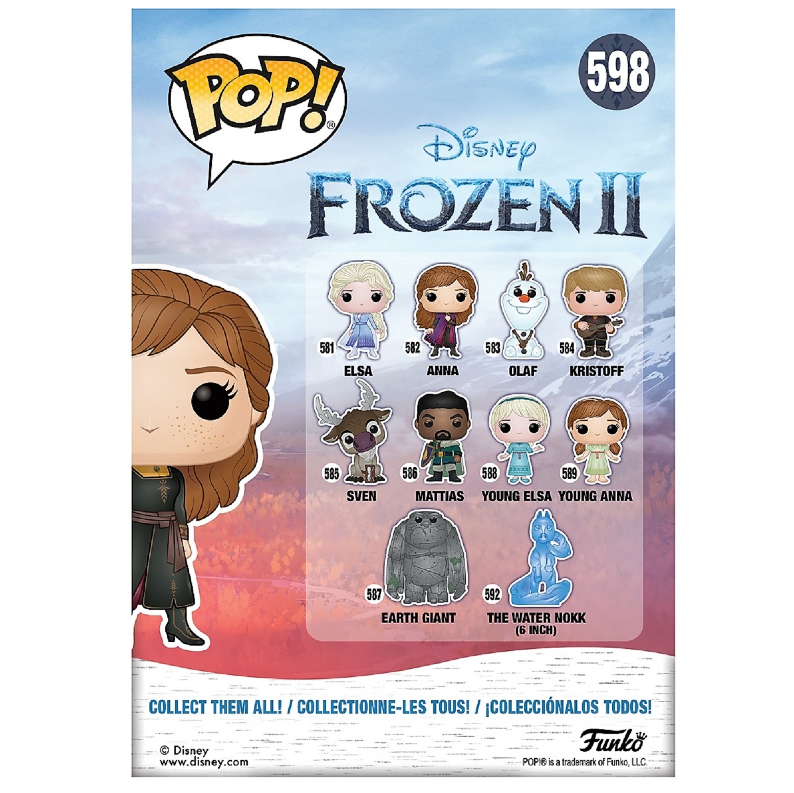 Игрушка Funko Pop Disney Frozen 2 Anna Fun254935 - фото 6