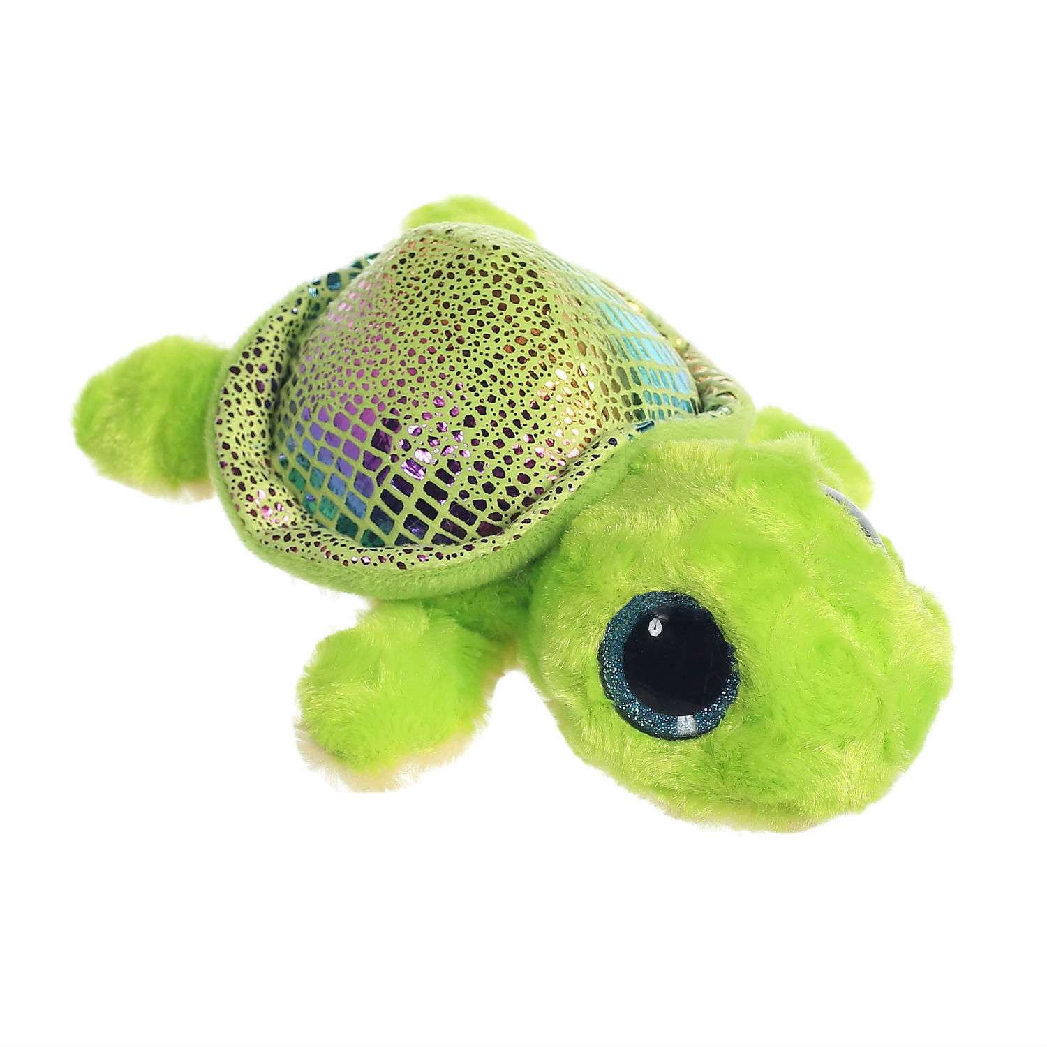 Мягкая игрушка Aurora YOOHOO Зеленая черепаха с блестящими элементами - фото 2