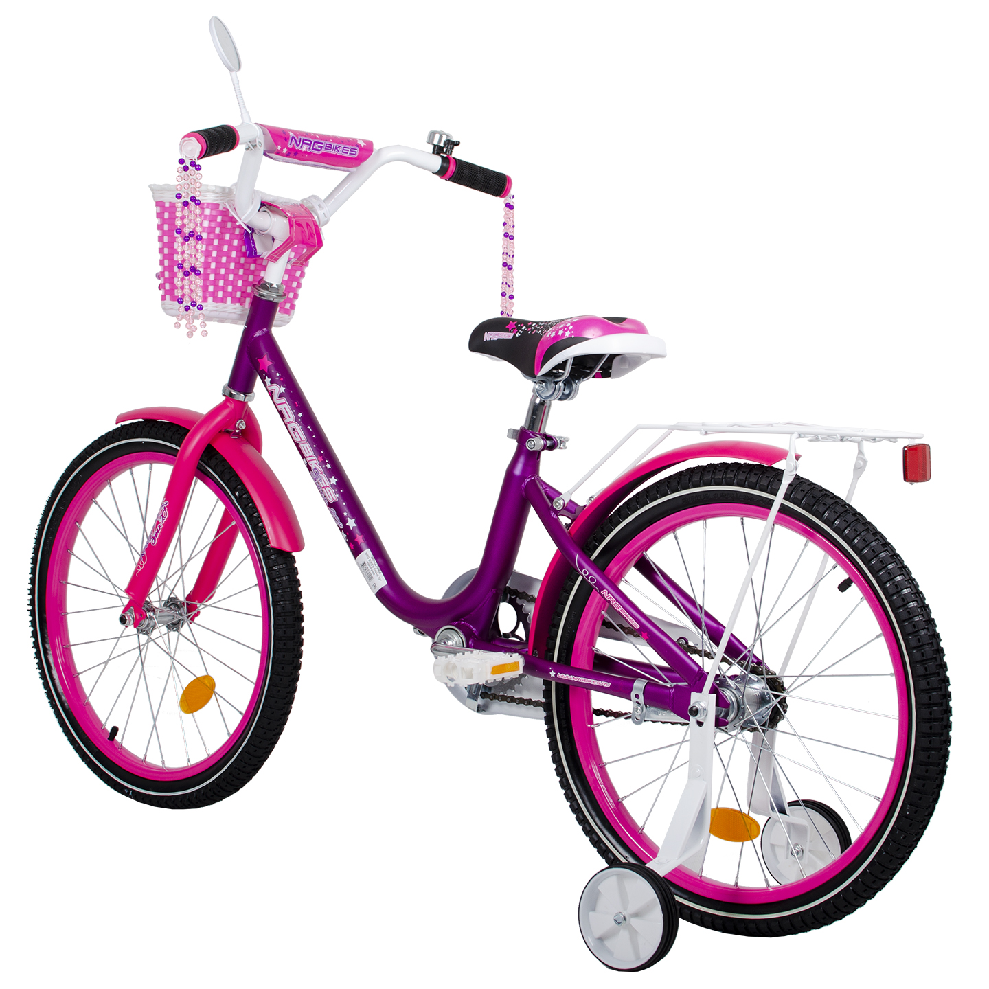 Велосипед NRG BIKES SWAN 20 violet-pink - фото 16