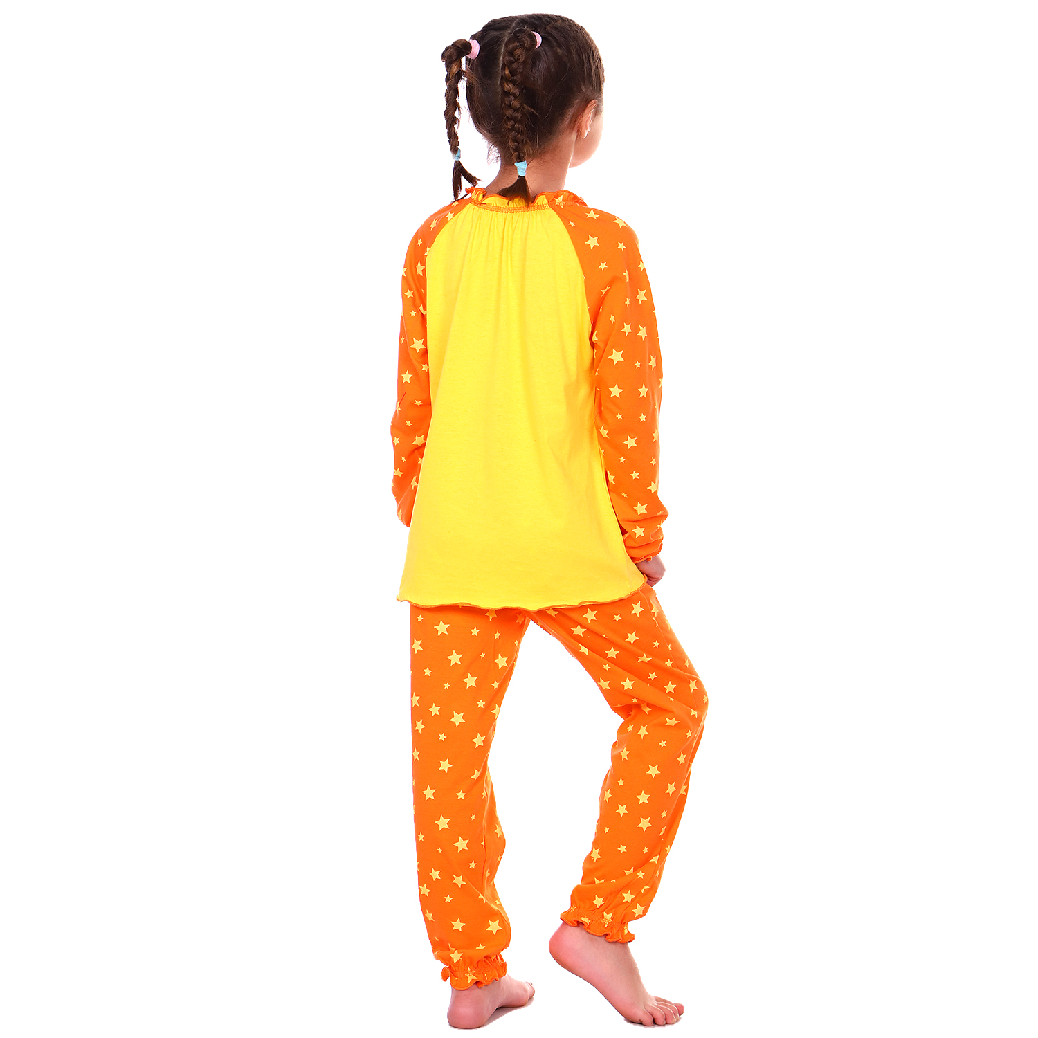 Пижама Детская Одежда S0413К/желтый_оранж - фото 6