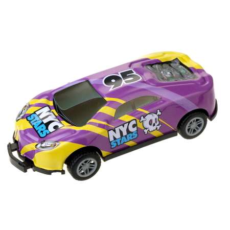 Машинка 1TOY Авто Сальто металлическая инерционная фиолетовый