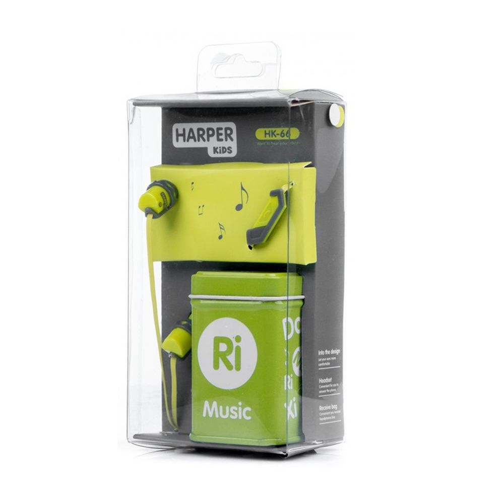 Наушники HARPER Kids HK-66 Green - фото 1