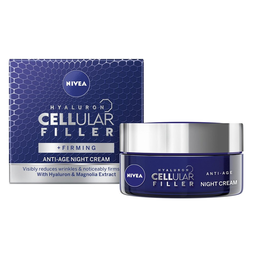 Крем для лица Nivea Hyaluron Cellular Filler Ночной 50 мл - фото 1