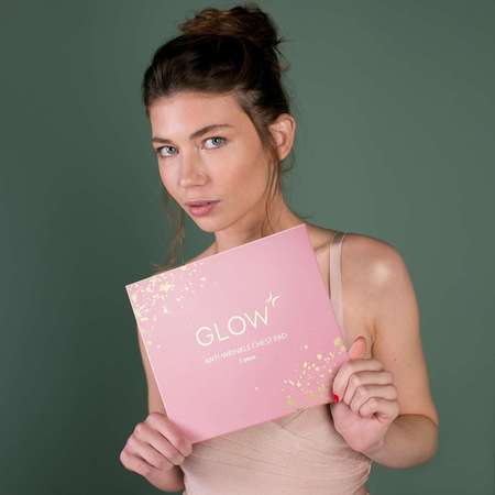 Лифтинг-тейп GLOW CARE для зоны декольте многоразовый силиконовый