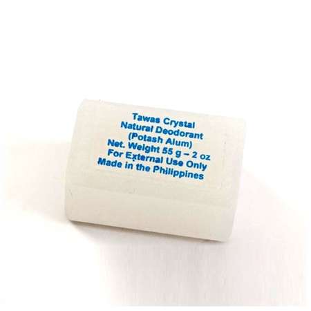 Минеральный дезодорант Tawas Crystal Кристалл Свежести СУПЕР-МИНИ 55 гр 1 шт с глицерином в пакете