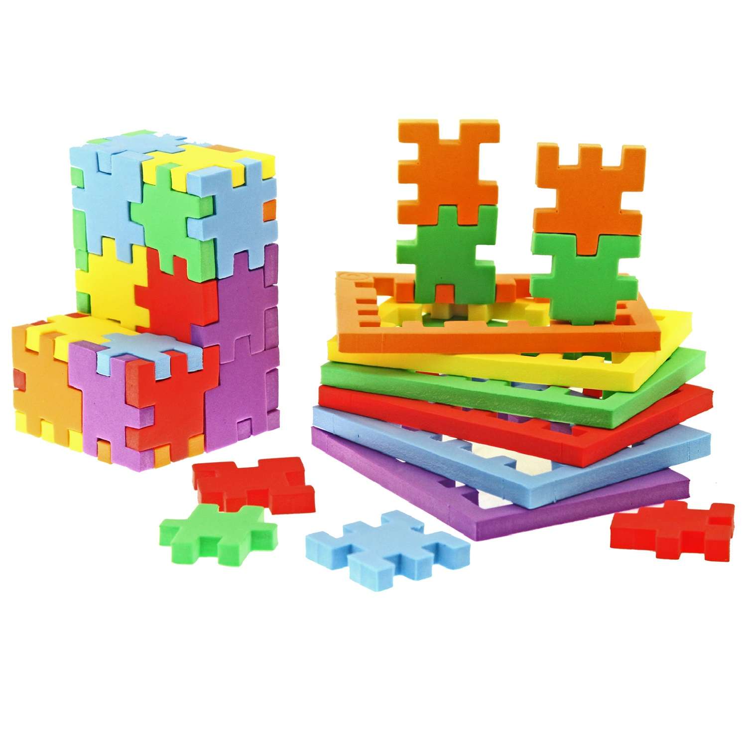 Пазл-головоломка HAPPY Смарт куб 6 пазловв+15 карточек - фото 1