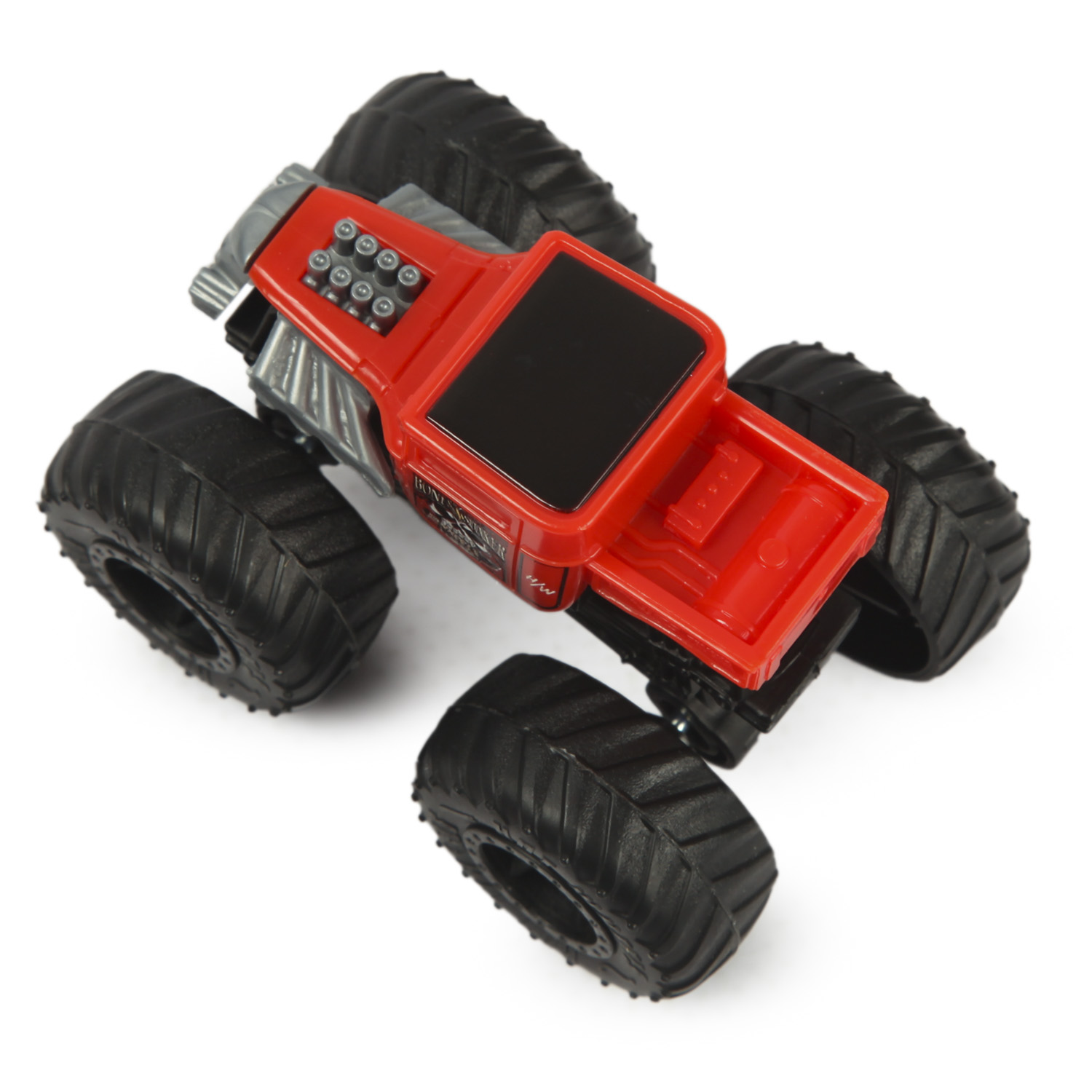 Монстр-трак Hot Wheels Bone Shaker HJK00 1:64 красный HFB96 - фото 6