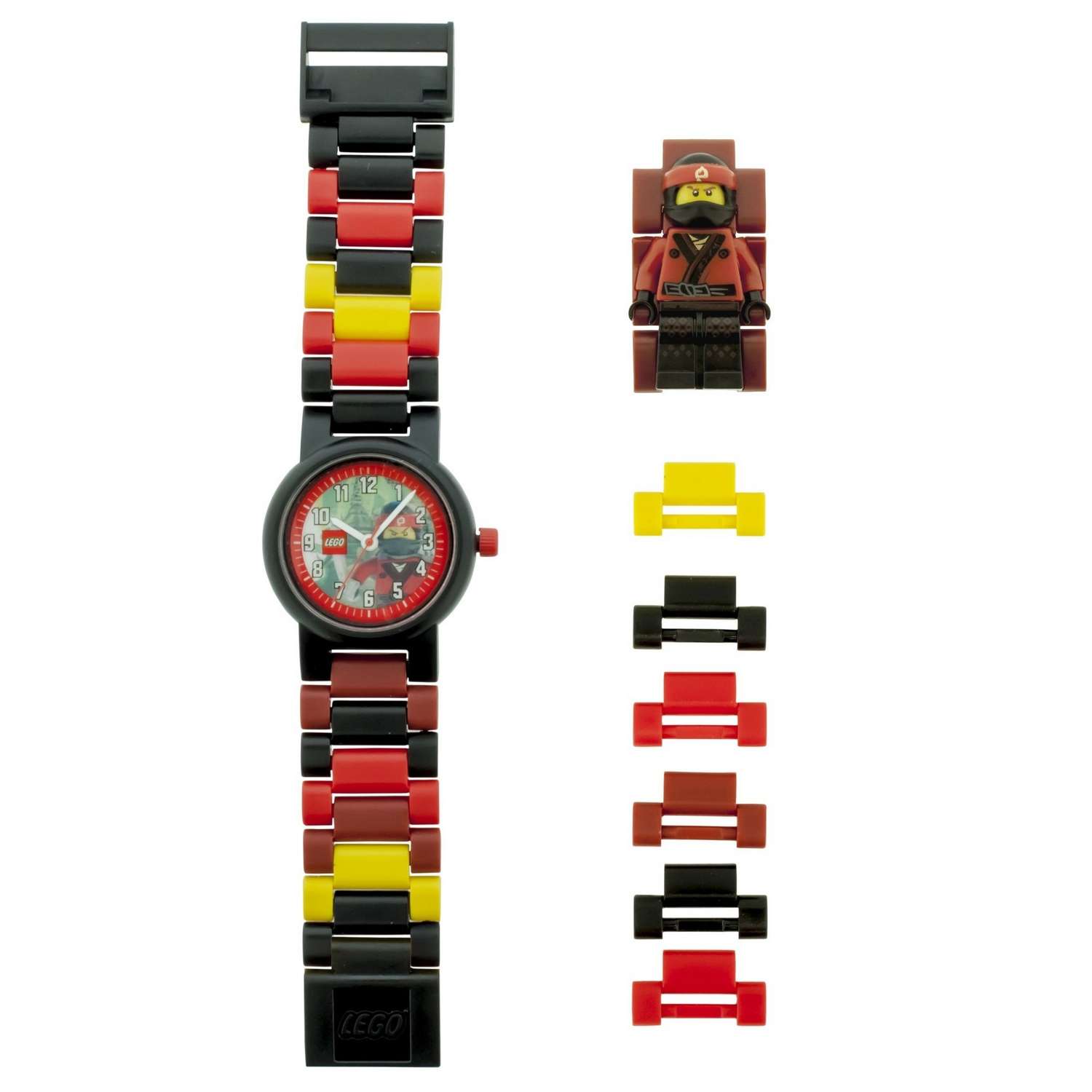 Часы аналоговые LEGO Ninjago Kai 8021117 - фото 2
